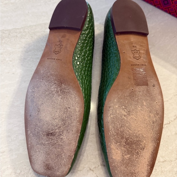 Tory Burch Green Women's Flats - Picture 4 of 5